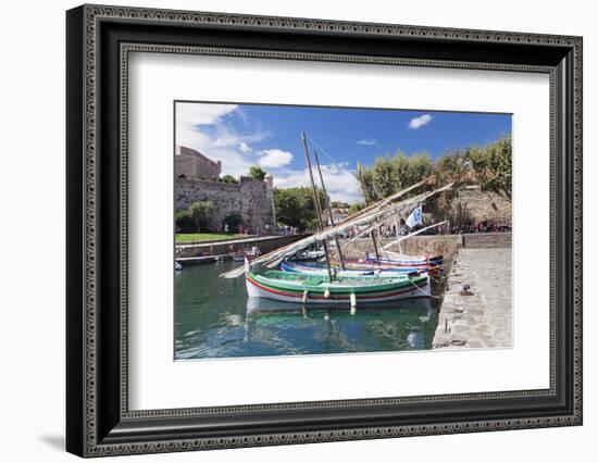 Traditional Fishing Boats at the Port, Languedoc-Roussillon-Markus Lange-Framed Photographic Print