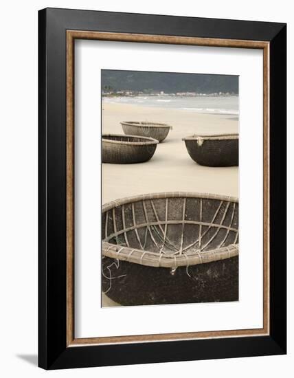 Traditional Fishing Boats, Bac My an Beach, Hoi An, Da Nang, Vietnam-Cindy Miller Hopkins-Framed Photographic Print