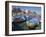 Traditional Fishing Boats, Harbour, Mondello, Palermo, Sicily, Italy, Mediterranean, Europe-Martin Child-Framed Photographic Print