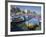 Traditional Fishing Boats, Harbour, Mondello, Palermo, Sicily, Italy, Mediterranean, Europe-Martin Child-Framed Photographic Print