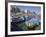 Traditional Fishing Boats, Harbour, Mondello, Palermo, Sicily, Italy, Mediterranean, Europe-Martin Child-Framed Photographic Print