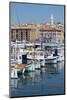 Traditional Fishing Boats Moored in the Old Port of Marseille, Provence, France, Europe-Martin Child-Mounted Photographic Print