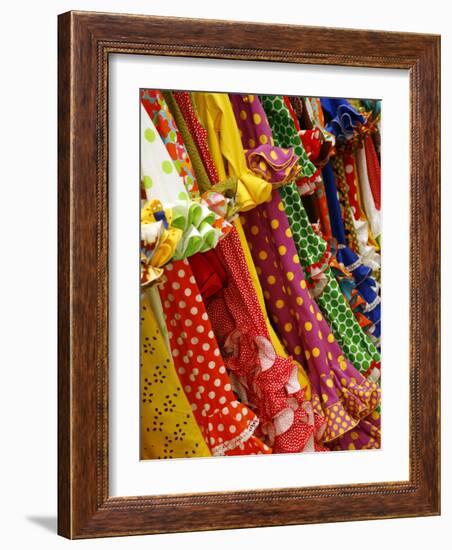 Traditional Flameco Dresses, Seville, Andalucia, Spain, Europe-Levy Yadid-Framed Photographic Print