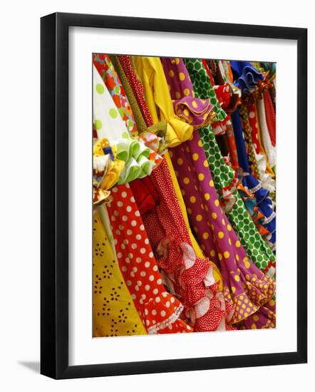 Traditional Flameco Dresses, Seville, Andalucia, Spain, Europe-Levy Yadid-Framed Photographic Print