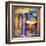 Traditional Greece Details -Painting Style Series-Maugli-l-Framed Art Print