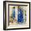 Traditional Greek Streets -Artwork In Painting Style-Maugli-l-Framed Art Print