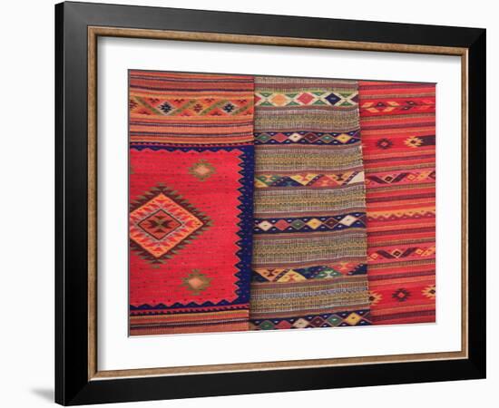 Traditional Hand Woven Rugs, Oaxaca City, Oaxaca, Mexico, North America-Wendy Connett-Framed Photographic Print