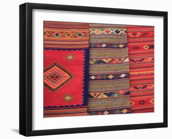 Traditional Hand Woven Rugs, Oaxaca City, Oaxaca, Mexico, North America-Wendy Connett-Framed Photographic Print