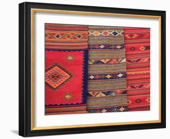 Traditional Hand Woven Rugs, Oaxaca City, Oaxaca, Mexico, North America-Wendy Connett-Framed Photographic Print