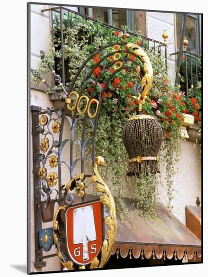 Traditional Handcrafted Sign, Munich, Germany-Adam Jones-Mounted Photographic Print