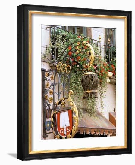 Traditional Handcrafted Sign, Munich, Germany-Adam Jones-Framed Photographic Print