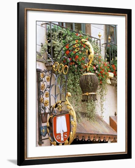 Traditional Handcrafted Sign, Munich, Germany-Adam Jones-Framed Photographic Print
