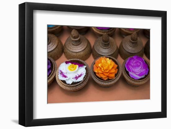 Traditional Handicrafts, Intricately Carved Soap to Look Like Tropical Flowers-Cindy Miller Hopkins-Framed Photographic Print