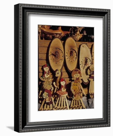 Traditional Handmade Wooden Crafts for Sale, Nessebur, Bulgaria-Cindy Miller Hopkins-Framed Photographic Print