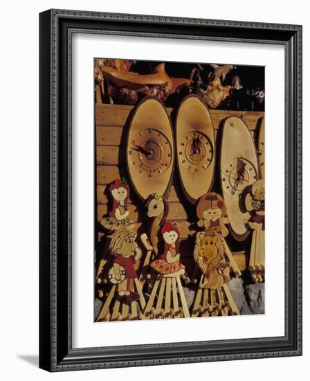 Traditional Handmade Wooden Crafts for Sale, Nessebur, Bulgaria-Cindy Miller Hopkins-Framed Photographic Print