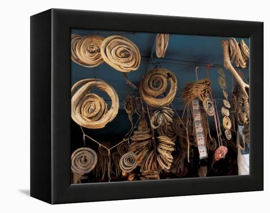 Traditional Herbal Medicine, Silk Road, China-Keren Su-Framed Premier Image Canvas