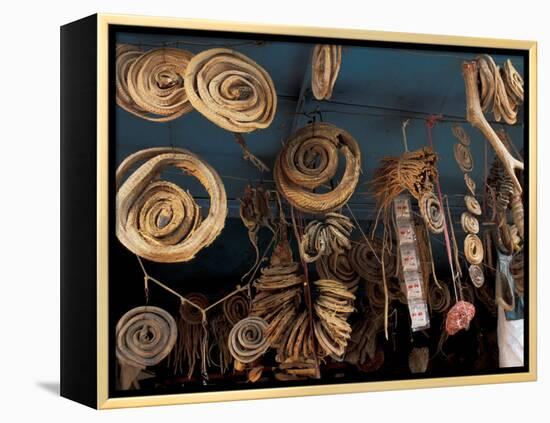 Traditional Herbal Medicine, Silk Road, China-Keren Su-Framed Premier Image Canvas