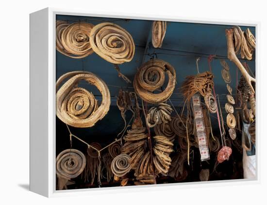 Traditional Herbal Medicine, Silk Road, China-Keren Su-Framed Premier Image Canvas