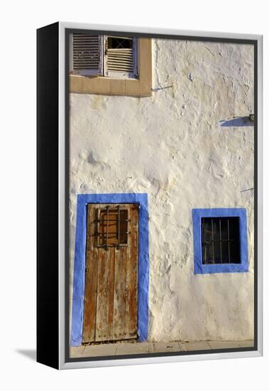 Traditional House, Dalt Vila, Ibiza Old Town, Ibiza, Spain, Europe-Neil Farrin-Framed Premier Image Canvas