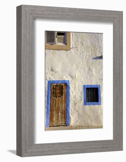 Traditional House, Dalt Vila, Ibiza Old Town, Ibiza, Spain, Europe-Neil Farrin-Framed Photographic Print