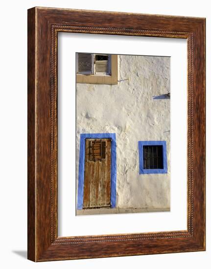 Traditional House, Dalt Vila, Ibiza Old Town, Ibiza, Spain, Europe-Neil Farrin-Framed Photographic Print