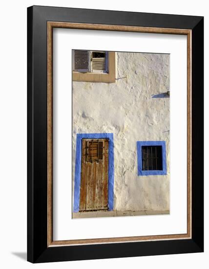 Traditional House, Dalt Vila, Ibiza Old Town, Ibiza, Spain, Europe-Neil Farrin-Framed Photographic Print