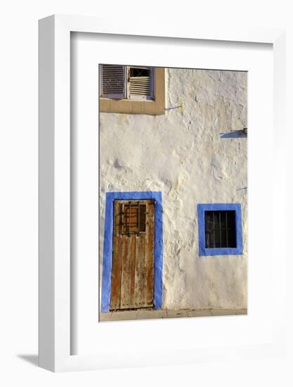 Traditional House, Dalt Vila, Ibiza Old Town, Ibiza, Spain, Europe-Neil Farrin-Framed Photographic Print