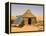 Traditional House With a Solar Panel in the Sahara Desert, Algeria, North Africa, Africa-Michael Runkel-Framed Premier Image Canvas