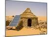 Traditional House With a Solar Panel in the Sahara Desert, Algeria, North Africa, Africa-Michael Runkel-Mounted Photographic Print