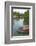 Traditional houses and boats on the Grand Canal, Taierzhuang Ancient Town, China-Keren Su-Framed Photographic Print