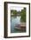 Traditional houses and boats on the Grand Canal, Taierzhuang Ancient Town, China-Keren Su-Framed Photographic Print