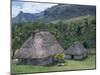 Traditional Houses, Bures, in the Last Old-Style Village, Fiji, South Pacific Islands-Anthony Waltham-Mounted Photographic Print