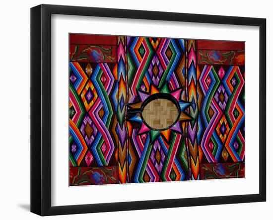 Traditional Huipil, Textile Museum, Casa del Tejido, Antigua, Guatemala-Cindy Miller Hopkins-Framed Photographic Print