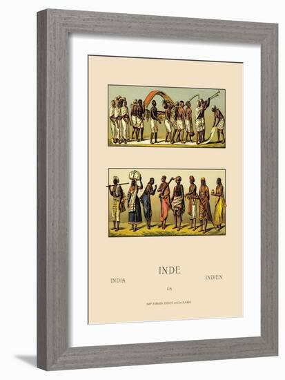 Traditional Indian Costume-Racinet-Framed Art Print