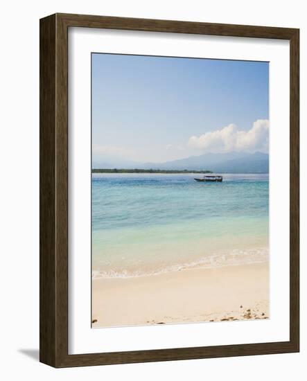 Traditional Indonesian Boat, Gili Meno, Gili Islands, Indonesia, Southeast Asia, Asia-Matthew Williams-Ellis-Framed Photographic Print