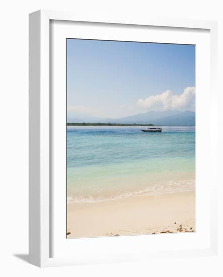 Traditional Indonesian Boat, Gili Meno, Gili Islands, Indonesia, Southeast Asia, Asia-Matthew Williams-Ellis-Framed Photographic Print