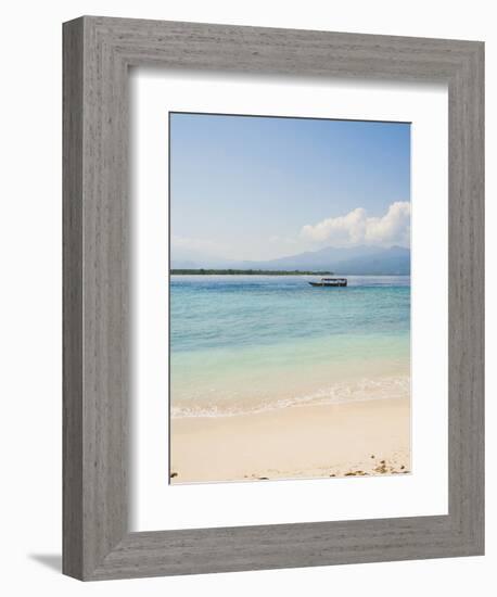 Traditional Indonesian Boat, Gili Meno, Gili Islands, Indonesia, Southeast Asia, Asia-Matthew Williams-Ellis-Framed Photographic Print