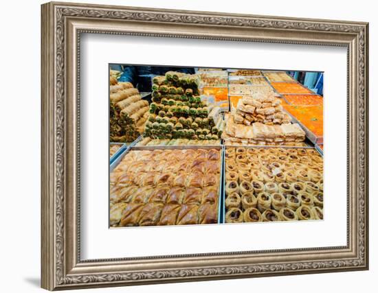 Traditional Israeli sweets in a market in Jerusalem, Israel, Middle East-Alexandre Rotenberg-Framed Photographic Print