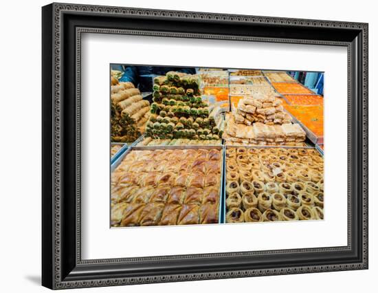 Traditional Israeli sweets in a market in Jerusalem, Israel, Middle East-Alexandre Rotenberg-Framed Photographic Print