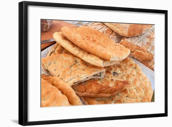 Traditional Italian Focaccia-ermess-Framed Photographic Print