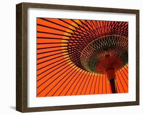 Traditional Japanese Paper Umbrella, Kyoto, Japan-Gavin Hellier-Framed Photographic Print