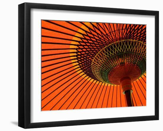 Traditional Japanese Paper Umbrella, Kyoto, Japan-Gavin Hellier-Framed Photographic Print