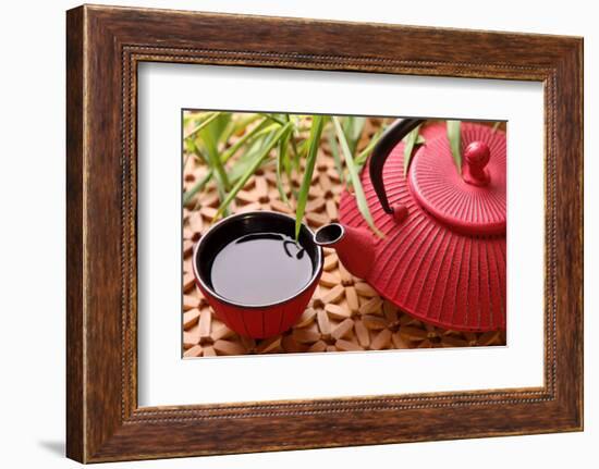 Traditional Japanese Teapot and Cups-egal-Framed Photographic Print