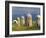 Traditional Kirghiz Cemetary, Near Burana Tower, Kyrgyzstan, Central Asia-Upperhall Ltd-Framed Photographic Print