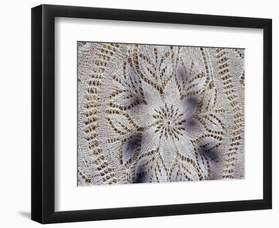 Traditional Lace Tablecloth, Nessebur, Bulgaria-Cindy Miller Hopkins-Framed Photographic Print