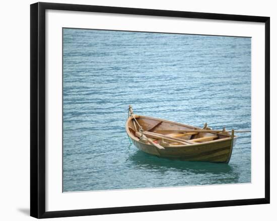 Traditional Lapstrake Rowboat, Sognefjord, Norway-Russell Young-Framed Photographic Print