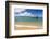 Traditional Long-Tailed Fishing Boat Moored Off Maenam Beach on the North Coast of Koh Samui-Lee Frost-Framed Photographic Print