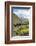 Traditional medieval Svanetian tower houses, Ushguli village, Shkhara Moutains behind, Svaneti regi-G&M Therin-Weise-Framed Photographic Print