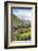 Traditional medieval Svanetian tower houses, Ushguli village, Shkhara Moutains behind, Svaneti regi-G&M Therin-Weise-Framed Photographic Print