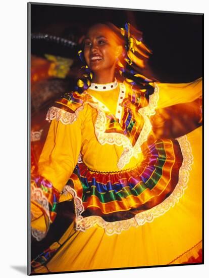 Traditional Mexican Dress, Caribbean-Robin Hill-Mounted Photographic Print